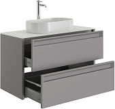 Тумба под раковину Allen Brau Fantasy 100 1.11003.PGM 2.0 платина матовый