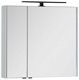 Зеркальный шкаф Aquanet Латина 80 белый