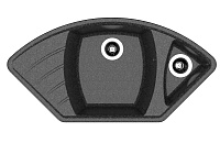 Кухонная мойка ГАБИ В наличииЧёрный