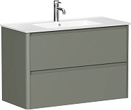 Тумба под раковину Allen Brau Gravity 100 1.370010.CGM олива матовый
