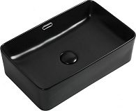 Раковина накладная Aquanet Perfect-2-MB 48 черный матовый