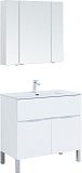 Мебель для ванной Aquanet Алвита new 90 напольная белый матовый
