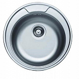 Мойка врезная Vladix L-451-K 51*51 0.6x160 выпуск 3 1/2