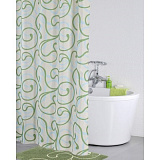 Штора для ванной комнаты Iddis Flower Lace Green 412P20RI11