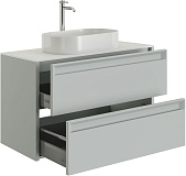 Тумба под раковину Allen Brau Fantasy 100 1.11003.PWM 2.0 папирус матовый