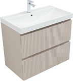 Тумба под раковину Aquanet Джейн (Flat) 80 бежевый