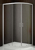 Душевое ограждение BAS LATTE R-120-G-WE 80x120 стекло Grape