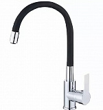 Смеситель для кухни Haiba HB70112-7 черный с гибким изливом