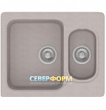 Мойка гранитная POLYGRAN F-09 серая