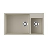 Каменная мойка Omoikiri Tedori 85-2-U-WH Tetogranit/белый