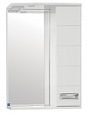 Шкаф - зеркало STYLE LINE Ирис - 550/С со светильником