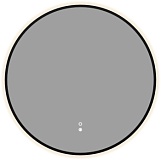 Зеркало Aquanet Контур D 600 LED TX антипар, черный