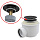 Сифон для душевого поддона Click Clack Alcaplast A465Black