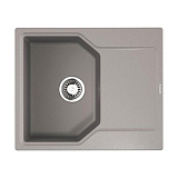Каменная мойка Omoikiri Yonaka 61-GR Artgranit/leningrad grey   прямоугольная с крылом