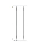 Радиатор биметаллический RIFAR SUPReMO VENTIL 800 х 4 секции нижнее левое подключение