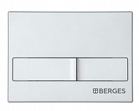 Кнопка Berges L2 для инсталляции NOVUM матовый хром 040012