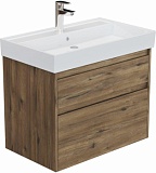 Тумба с раковиной Aquanet Nova Lite 2.0 75 2 ящ. цв. дуб рустикальный