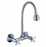Смеситель для кухни настенный Diadonna D80247351 с гибким изливом