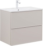 Тумба под раковину Aquanet Арт 75 бежевый