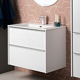 Тумба с раковиной Aquanet Вита 80 цв. белый матовый