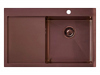 Кухонная мойка Seaman Eco Marino Amethyst PVD SMV-780L-Copper2.A