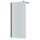 Душевая перегородка Azario Walk-in 1200х1950 рифленое стекло 8 мм, профиль черный матовый (AZ-251-120-MB-CRF)