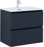 Тумба с раковиной Aquanet Джейн 70 цв.маренго (раковина Flat)