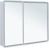 Зеркальный шкаф Aquanet Оптима 100 с LED подсветкой