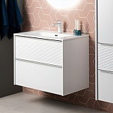 Тумба с раковиной Aquanet Вита 100 цв. белый матовый