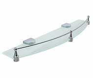 Полка Wasser Kraft стеклянная с бортиком Kammel K-8344