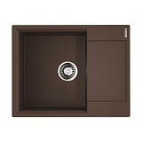 Каменная мойка Omoikiri Daisen 65-DC Artgranit/темный шоколад прямоугольная с крылом