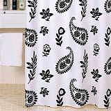 Штора для ванной комнаты Iddis Black Flower 350P20RI11