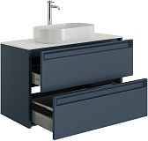 Тумба под раковину Allen Brau Fantasy 100 1.11003.BGM 2.0 синий матовый
