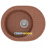 Мойка гранитная POLYGRAN F-22 терракот
