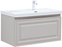 Тумба с раковиной Aquanet Агата 90 L 1 ящ. цв. бежевый
