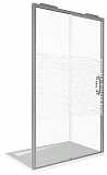 Душевое ограждение BAS ANTARES WTW-140-W-CH 140 прозрачное стекло с рисунком