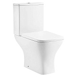 Унитаз-компакт Azario Nigel 365х615х795 напольный, безободковый, слив "Tornado", быстросъемное сиденье микролифт (AZ-55T)