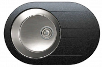 Мойка из нержавеющей стали и кварца Tolero TTS-780 черная