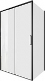 Душевой уголок Aquanet Pleasure Evo 120x80 AE65-120x80-BT профиль черный, прозрачное стекло