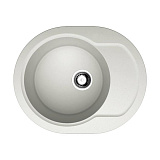 Каменная мойка Omoikiri Manmaru 62-PA Artgranit/пастила овальная с крылом