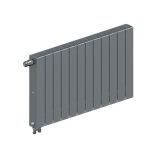 Радиатор биметаллический RIFAR SUPReMO VENTIL 500 х 12 секций ТИТАН нижнее левое подключение