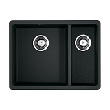 Каменная мойка Omoikiri Kata 55-2-U-BL Artgranit/черный