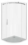 Душевое ограждение BAS ALTAIR R-100-C-CH 100x100 прозрачное стекло