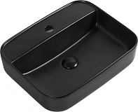 Раковина накладная Aquanet Soul-2-MB 50 черный матовый