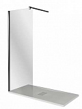Душевое ограждение BAS WALK IN SP-120-C-B 120 без стыковочного профиля, черный