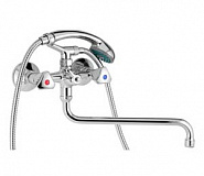 СМЕСИТЕЛЬ MOFEM "METALL" 604 KR, ДЛЯ ВАННЫ И УМЫВАЛЬНИКА ( 145-0009-06 ), ВЕНГРИЯ, 05-001