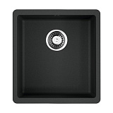 Каменная мойка Omoikiri Kata 40-U-BL Artgranit/черный   прямоугольная