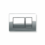 Панель смыва KOLLER POOL для инсталляции Alcora ST 1200 KVADRO  CHROME