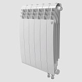 Биметаллический радиатор Royal Thermo Biliner 500 V 6 секции Bianco Traffico нижнее подключение