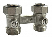 Узел нижней подводки RIFAR двойной прямой евроконус G3/4" R.Ad.H01